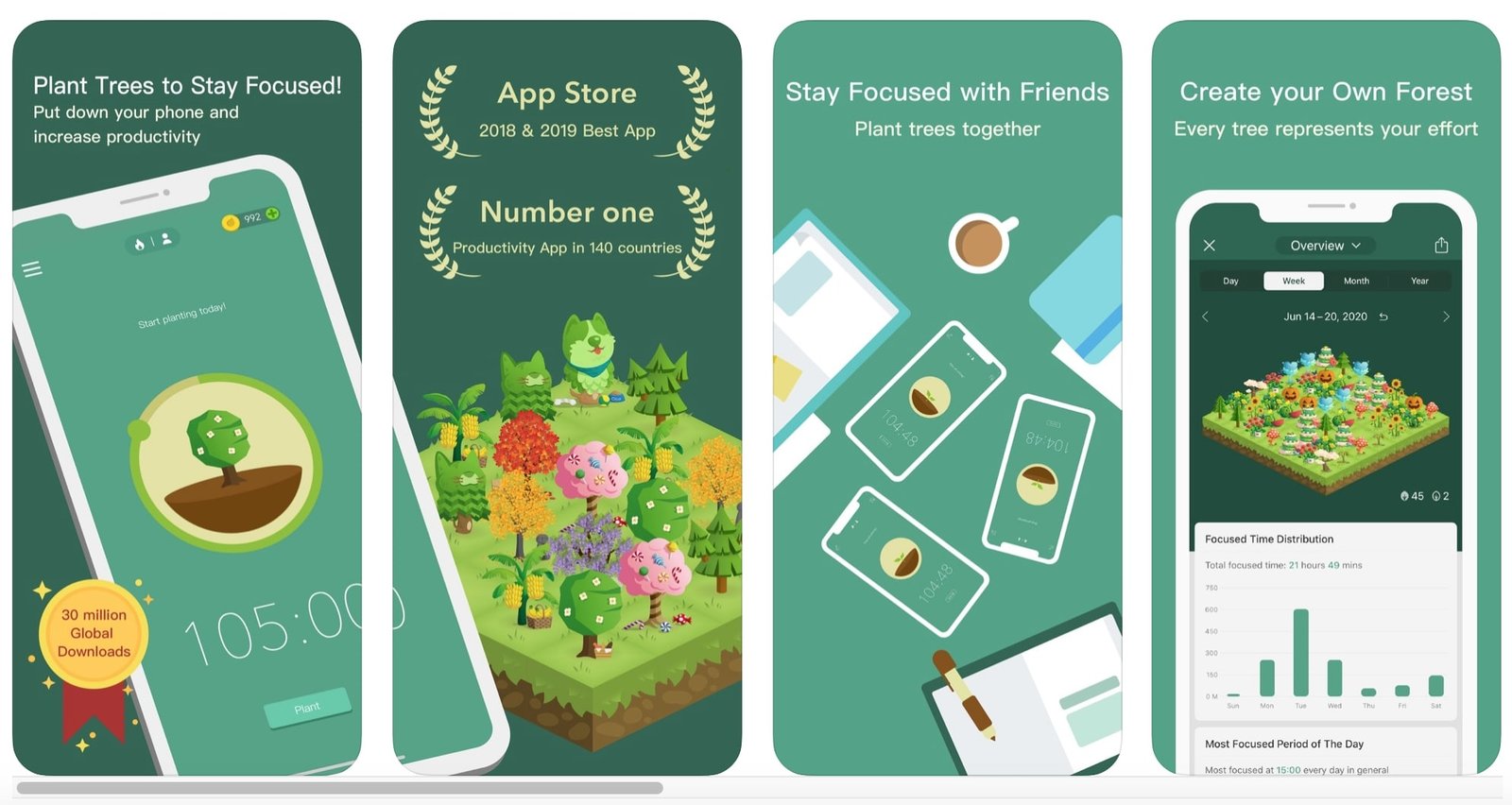 【你有用過Notion、Goodnotes嗎?】5個學生必用手機APP: 令學習更有系統! 4 Forest interface