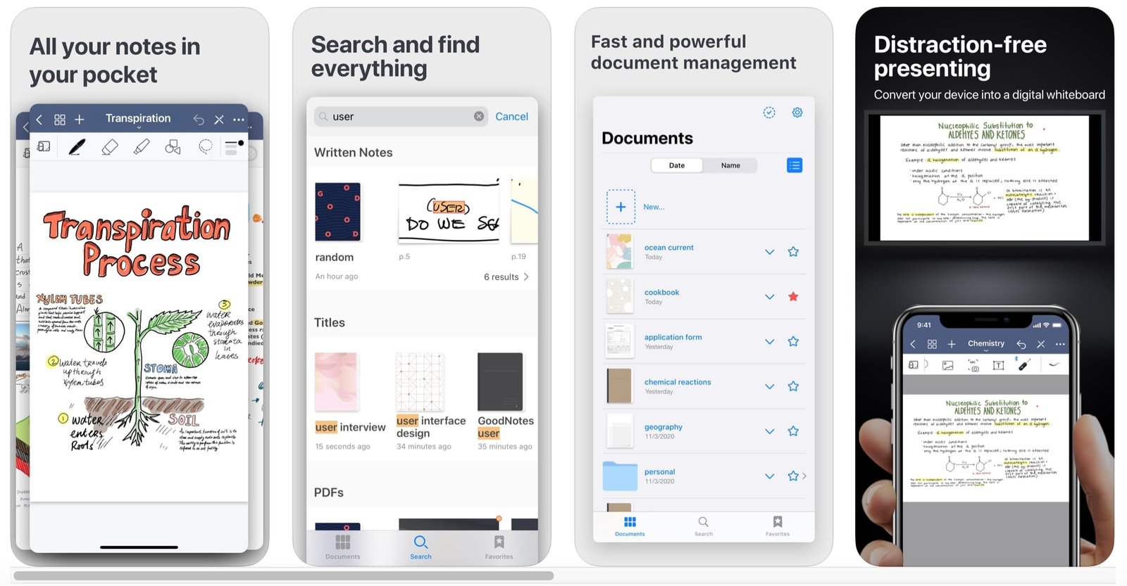 【你有用過Notion、Goodnotes嗎?】5個學生必用手機APP: 令學習更有系統! 8 GoodNotes App Interface