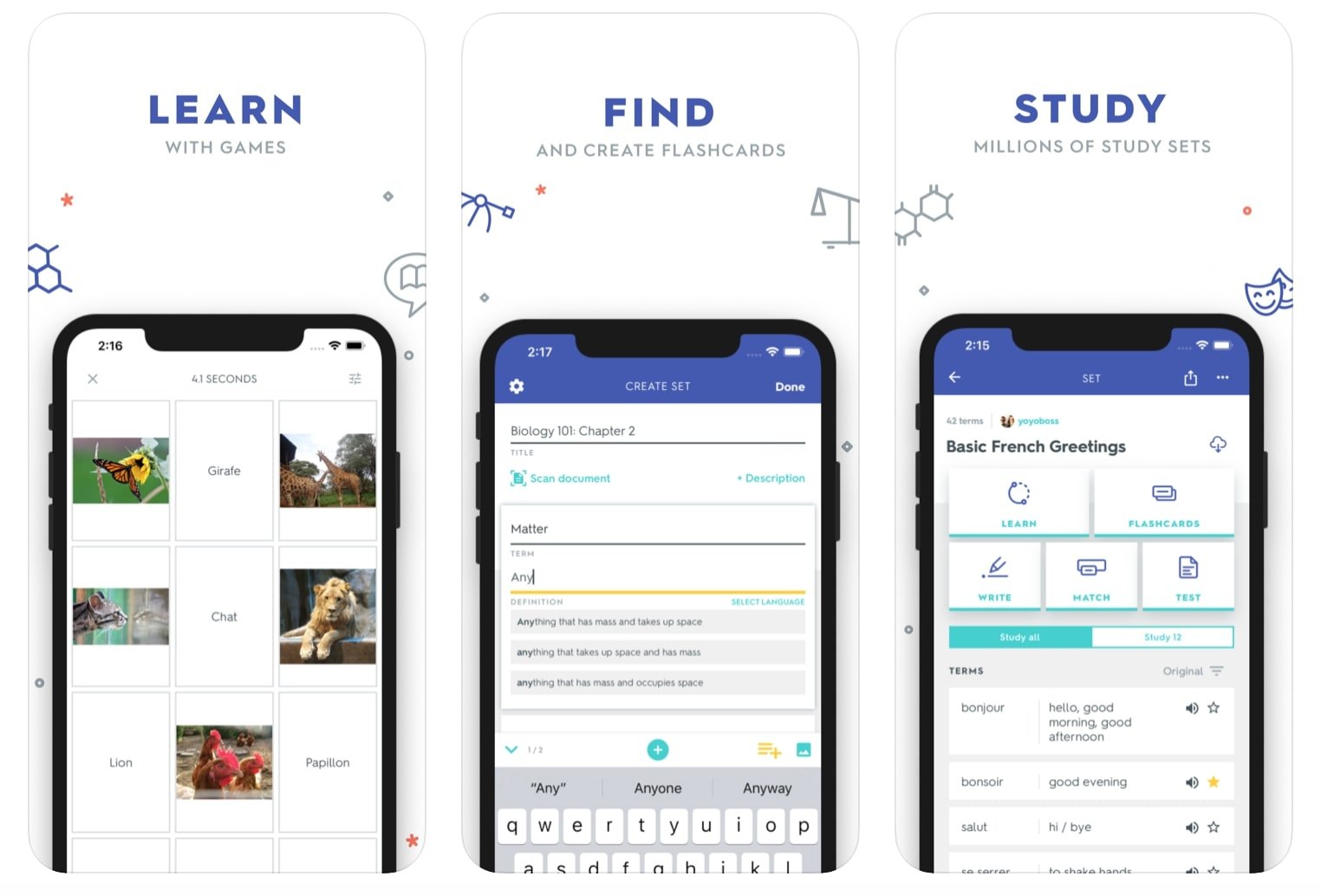 【你有用過Notion、Goodnotes嗎?】5個學生必用手機APP: 令學習更有系統! 2 Screen Shot Quizlet
