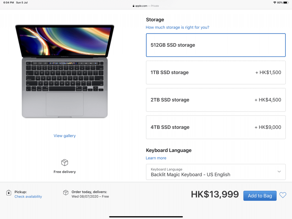 apple website purchase