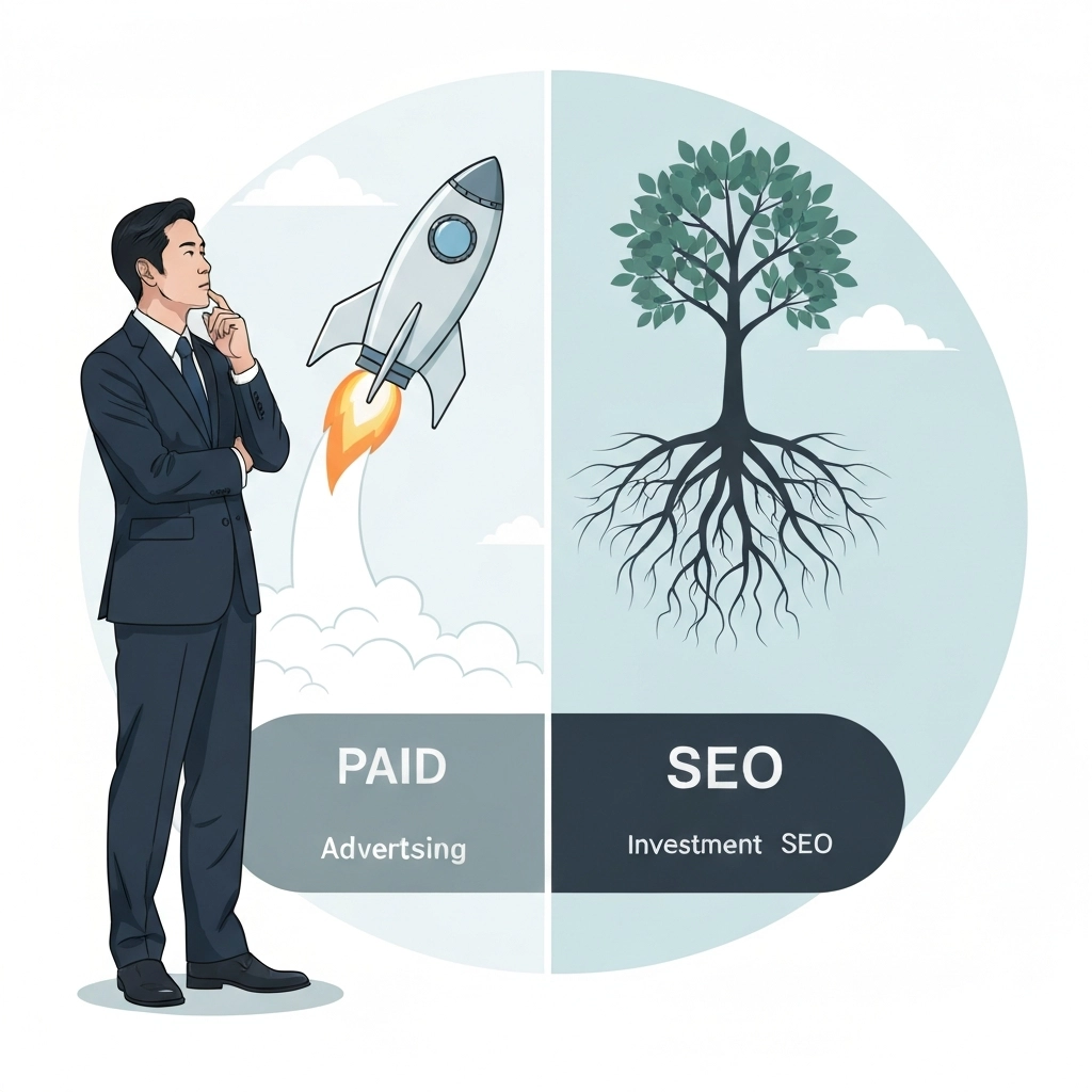 SEO vs 搜尋廣告